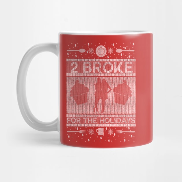 2 Broke Girls Ugly Christmas Sweater by damonthead